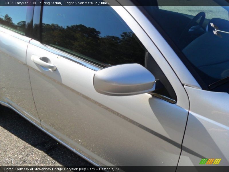 Bright Silver Metallic / Black 2012 Chrysler 200 Touring Sedan