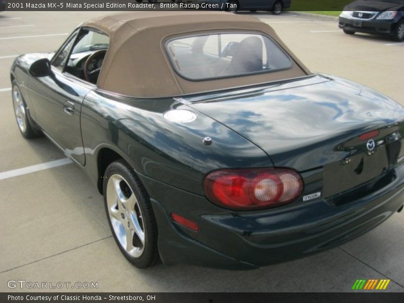 British Racing Green / Tan 2001 Mazda MX-5 Miata Special Edition Roadster
