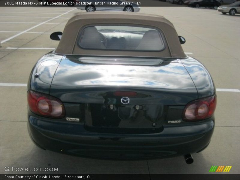 British Racing Green / Tan 2001 Mazda MX-5 Miata Special Edition Roadster