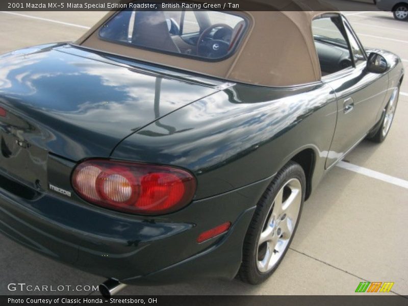 British Racing Green / Tan 2001 Mazda MX-5 Miata Special Edition Roadster