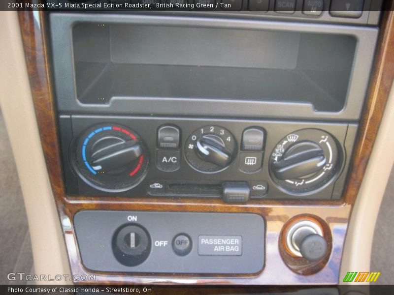 Controls of 2001 MX-5 Miata Special Edition Roadster
