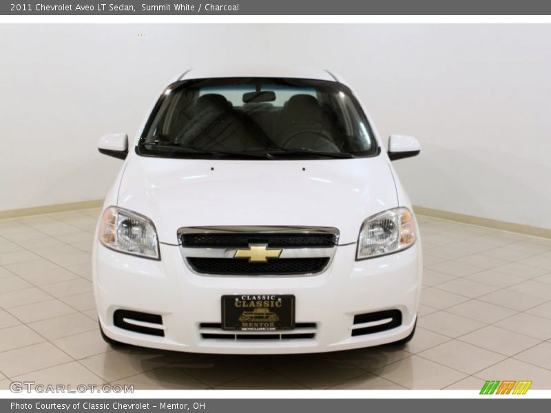 Summit White / Charcoal 2011 Chevrolet Aveo LT Sedan