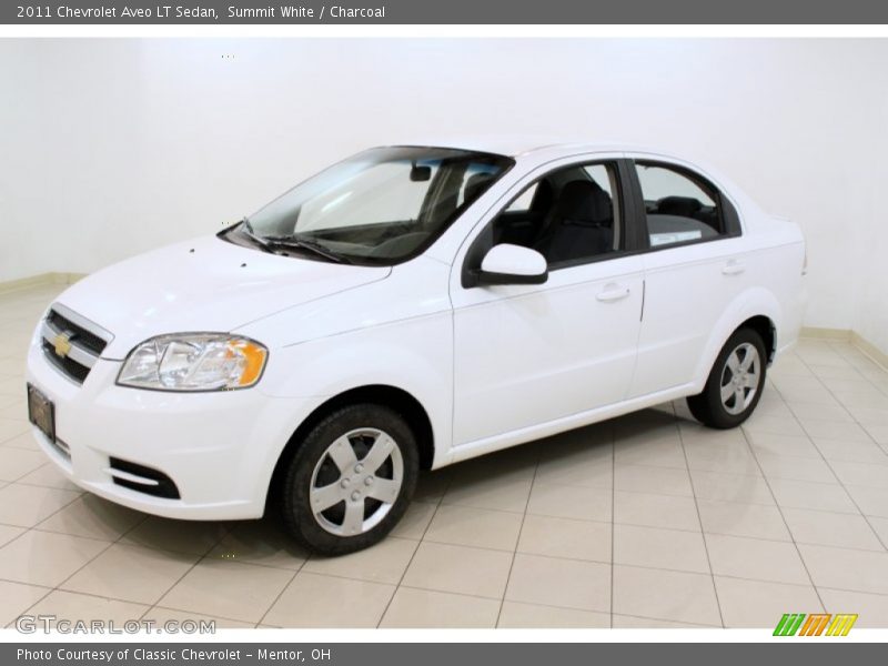 Summit White / Charcoal 2011 Chevrolet Aveo LT Sedan