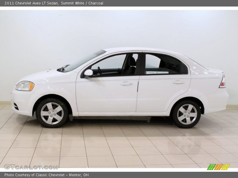 Summit White / Charcoal 2011 Chevrolet Aveo LT Sedan