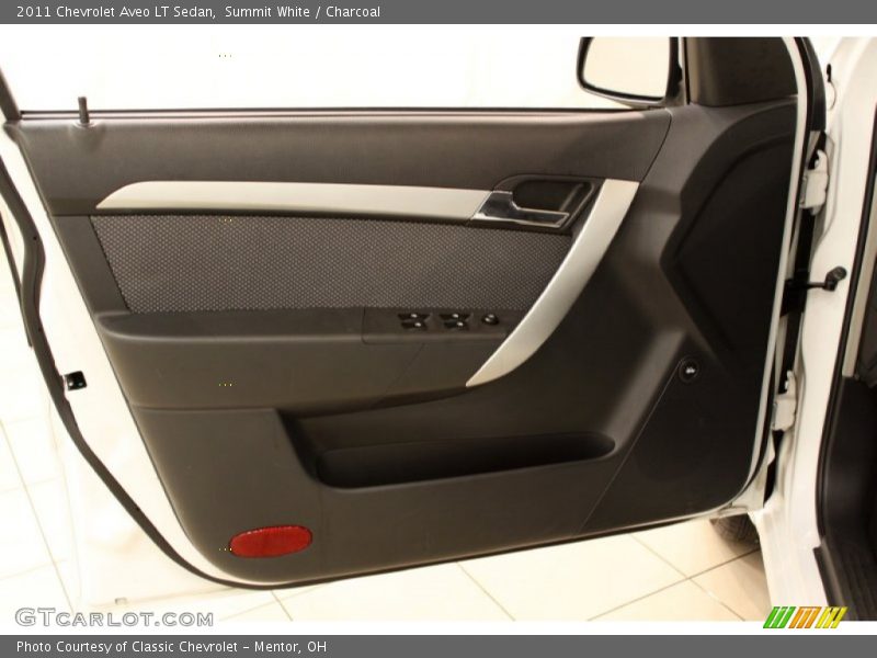 Summit White / Charcoal 2011 Chevrolet Aveo LT Sedan