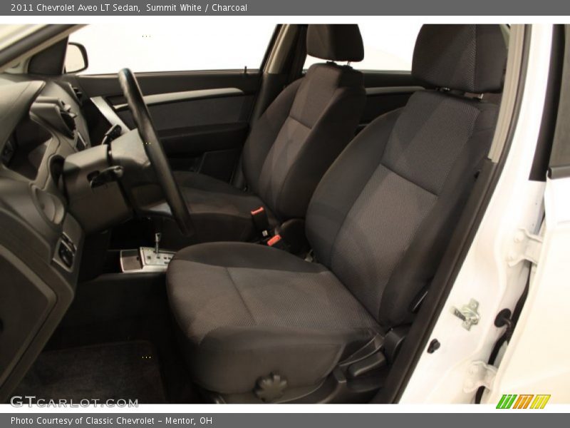 Summit White / Charcoal 2011 Chevrolet Aveo LT Sedan