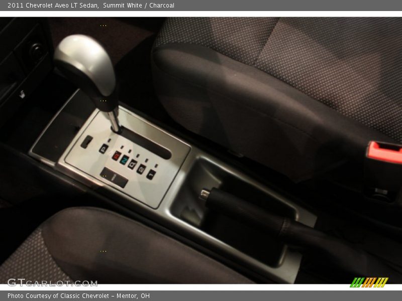 Summit White / Charcoal 2011 Chevrolet Aveo LT Sedan