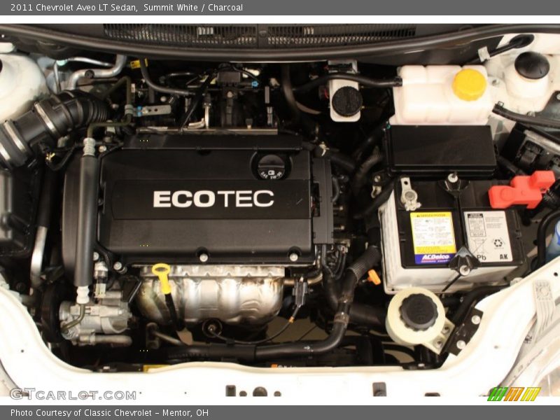 Summit White / Charcoal 2011 Chevrolet Aveo LT Sedan