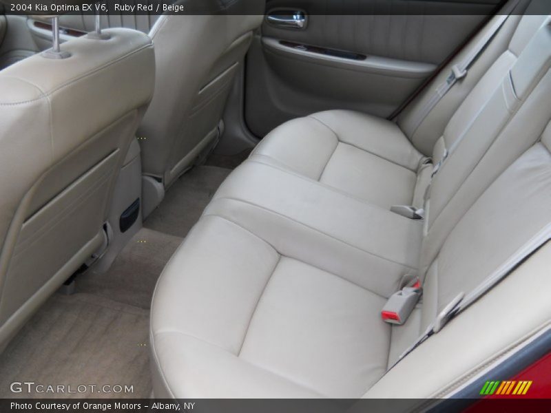 Ruby Red / Beige 2004 Kia Optima EX V6