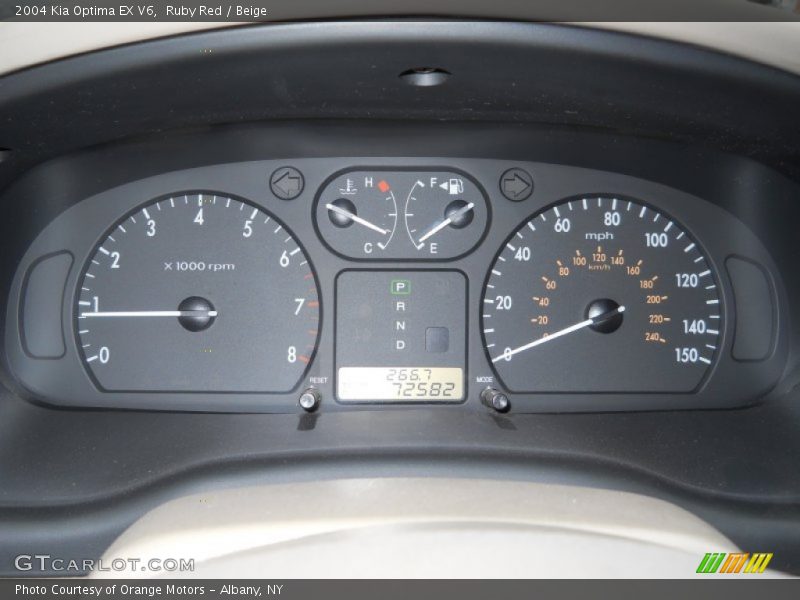  2004 Optima EX V6 EX V6 Gauges
