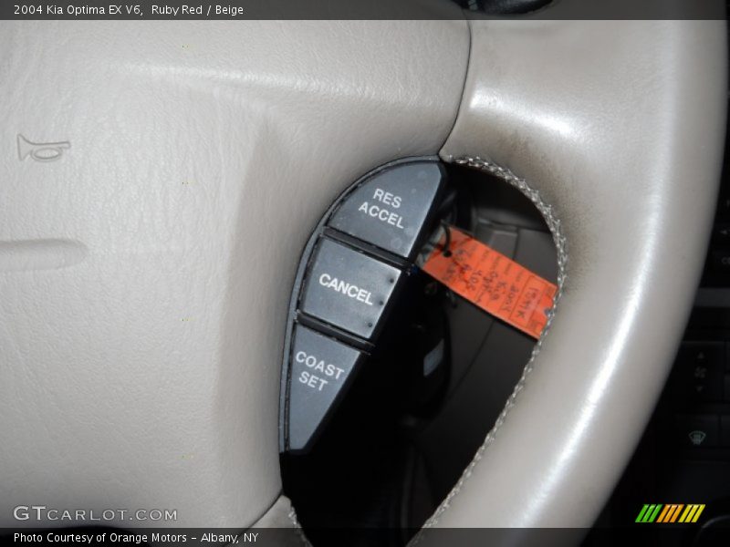 Ruby Red / Beige 2004 Kia Optima EX V6