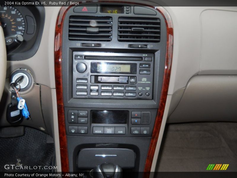 Ruby Red / Beige 2004 Kia Optima EX V6