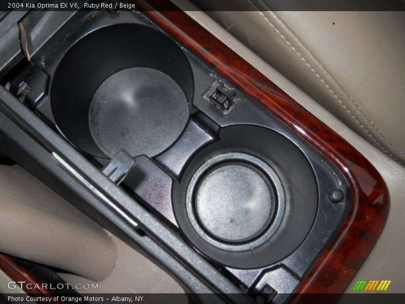 Ruby Red / Beige 2004 Kia Optima EX V6