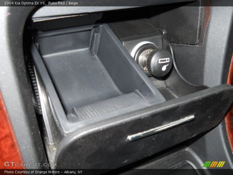 Ruby Red / Beige 2004 Kia Optima EX V6