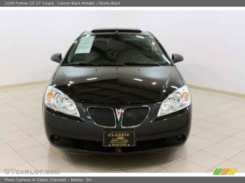 Carbon Black Metallic / Ebony Black 2008 Pontiac G6 GT Coupe