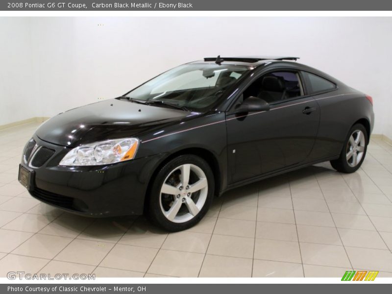 Carbon Black Metallic / Ebony Black 2008 Pontiac G6 GT Coupe