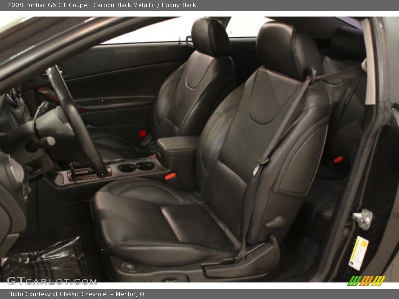 Carbon Black Metallic / Ebony Black 2008 Pontiac G6 GT Coupe