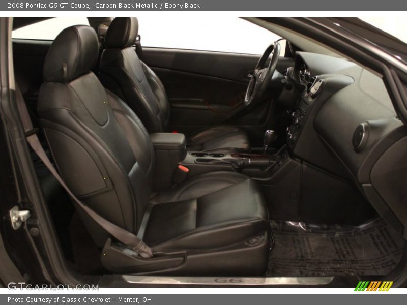 Carbon Black Metallic / Ebony Black 2008 Pontiac G6 GT Coupe