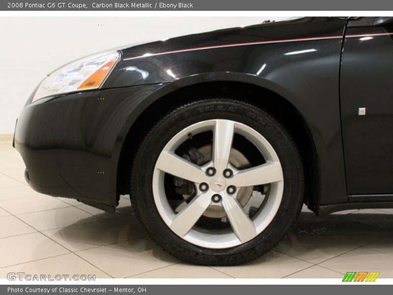Carbon Black Metallic / Ebony Black 2008 Pontiac G6 GT Coupe
