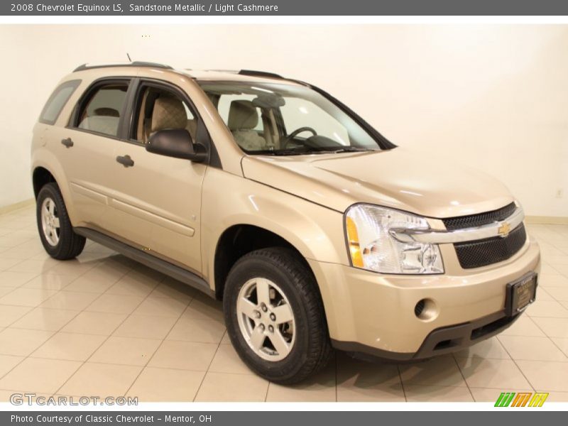 Sandstone Metallic / Light Cashmere 2008 Chevrolet Equinox LS