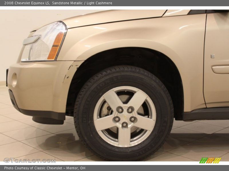 Sandstone Metallic / Light Cashmere 2008 Chevrolet Equinox LS