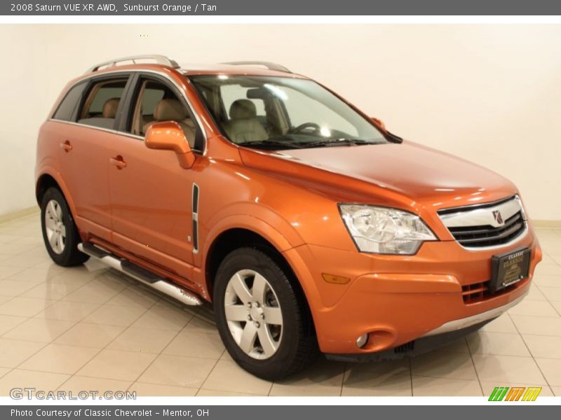 Sunburst Orange / Tan 2008 Saturn VUE XR AWD
