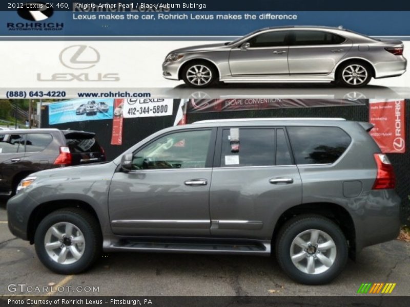Knights Armor Pearl / Black/Auburn Bubinga 2012 Lexus GX 460