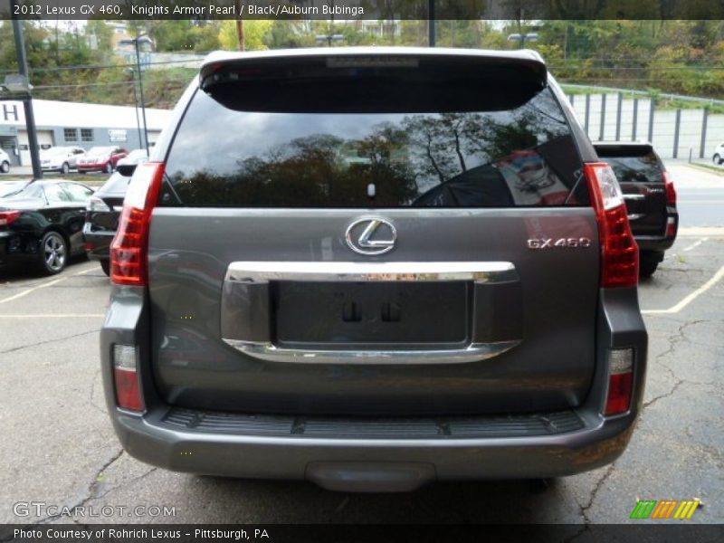 Knights Armor Pearl / Black/Auburn Bubinga 2012 Lexus GX 460