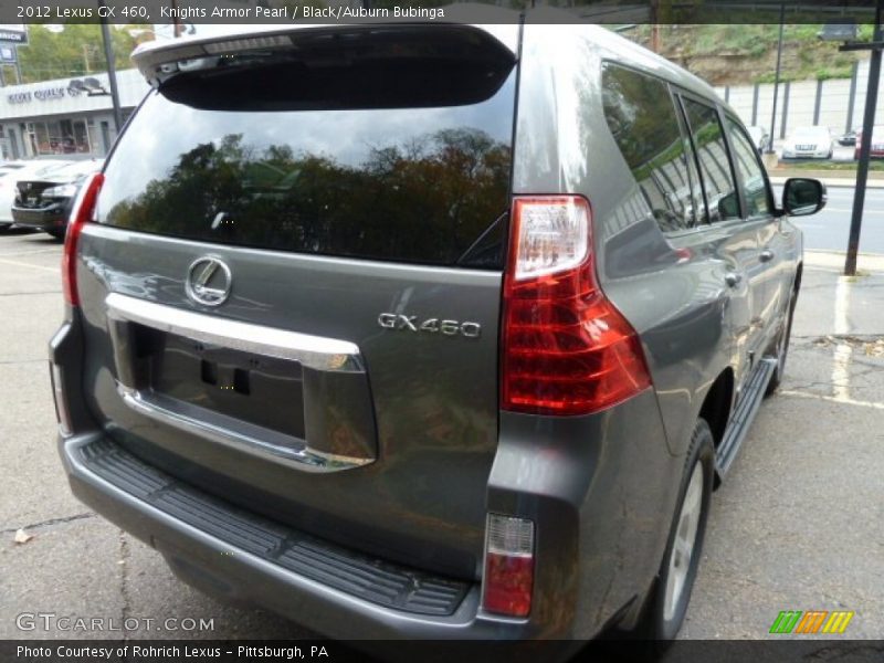 Knights Armor Pearl / Black/Auburn Bubinga 2012 Lexus GX 460
