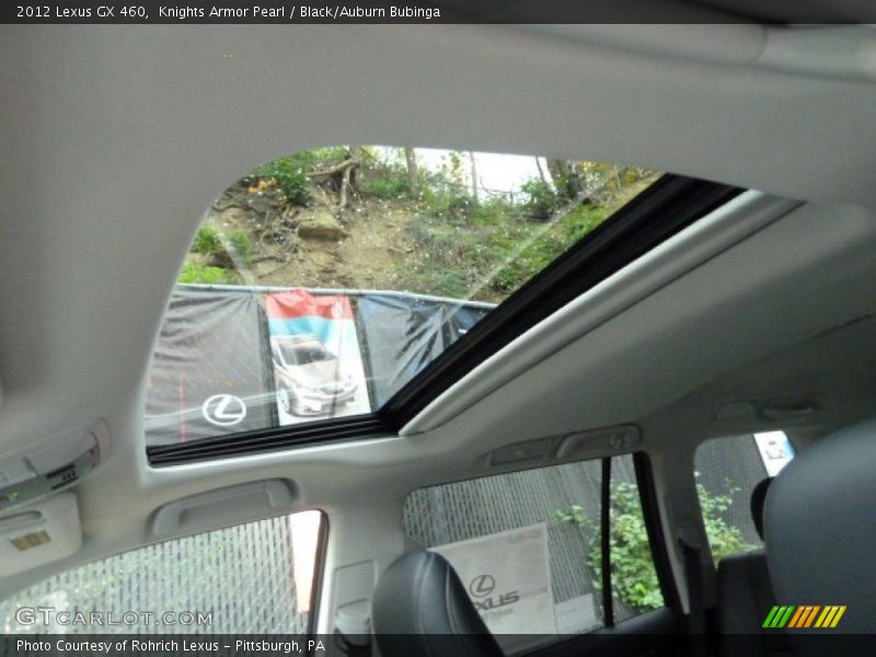 Knights Armor Pearl / Black/Auburn Bubinga 2012 Lexus GX 460