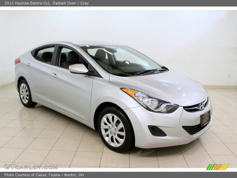 Radiant Silver / Gray 2011 Hyundai Elantra GLS