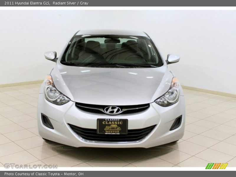 Radiant Silver / Gray 2011 Hyundai Elantra GLS