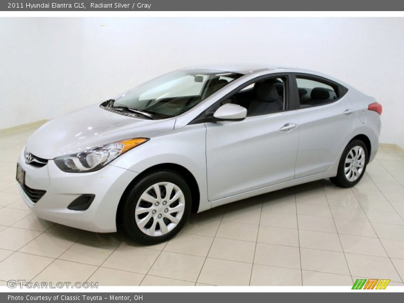 Radiant Silver / Gray 2011 Hyundai Elantra GLS