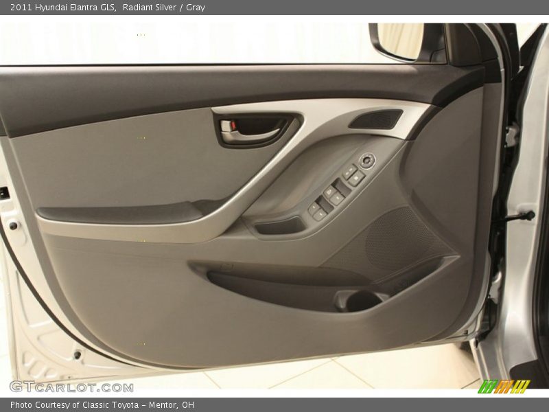 Radiant Silver / Gray 2011 Hyundai Elantra GLS