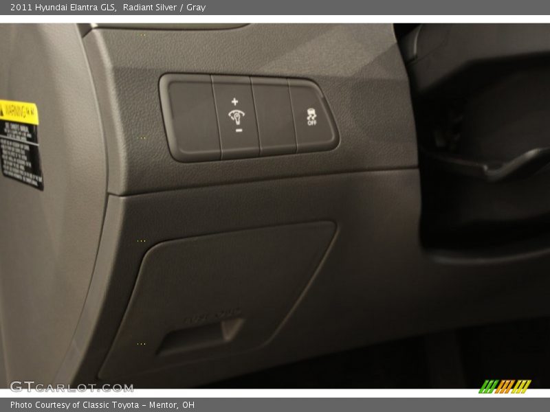 Radiant Silver / Gray 2011 Hyundai Elantra GLS