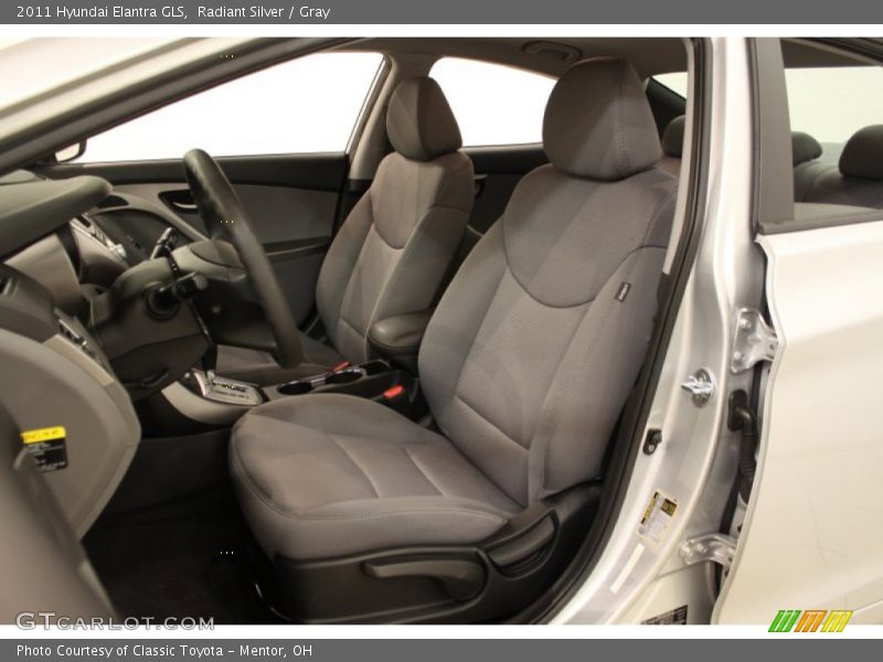 Radiant Silver / Gray 2011 Hyundai Elantra GLS