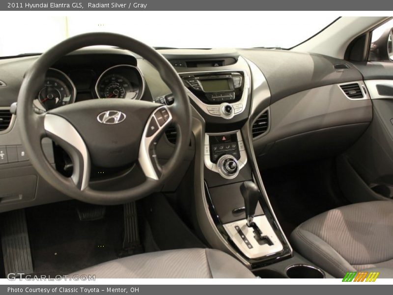 Radiant Silver / Gray 2011 Hyundai Elantra GLS