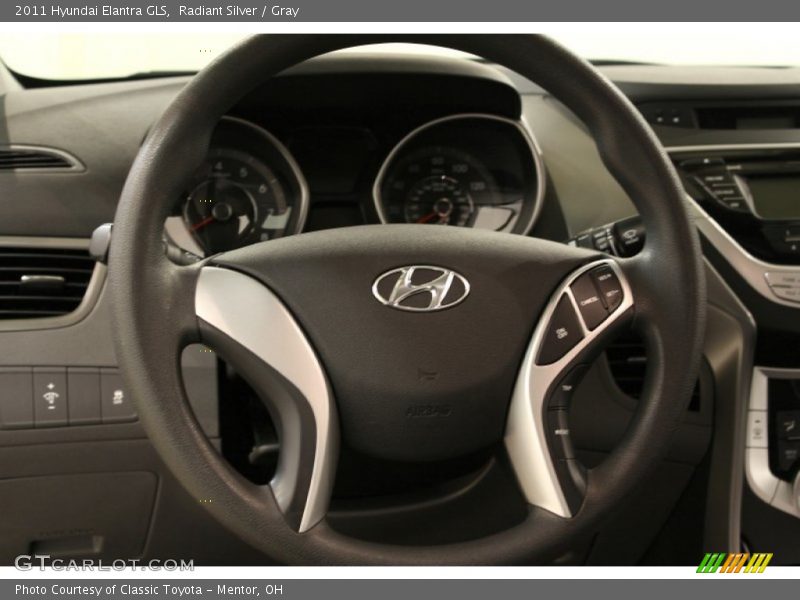Radiant Silver / Gray 2011 Hyundai Elantra GLS