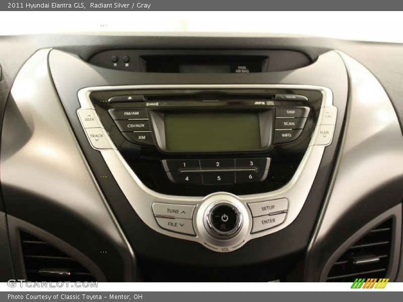 Radiant Silver / Gray 2011 Hyundai Elantra GLS