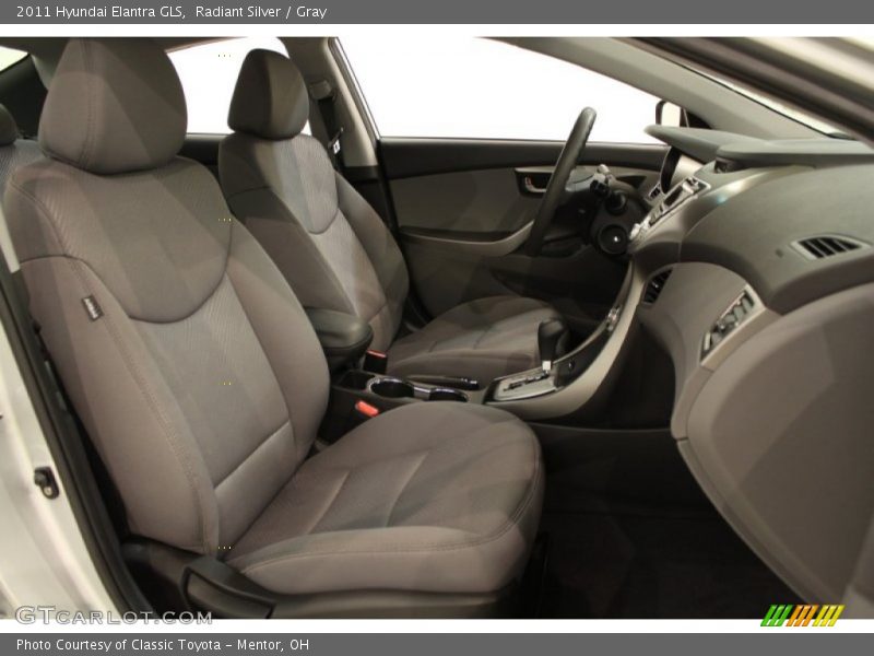 Radiant Silver / Gray 2011 Hyundai Elantra GLS