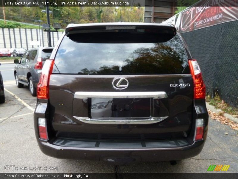 Fire Agate Pearl / Black/Auburn Bubinga 2012 Lexus GX 460 Premium