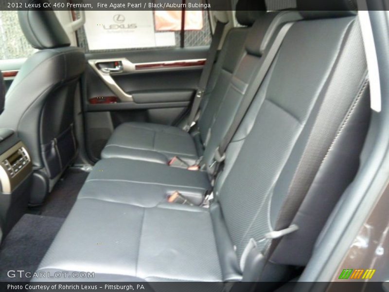  2012 GX 460 Premium Black/Auburn Bubinga Interior