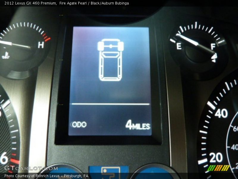 Fire Agate Pearl / Black/Auburn Bubinga 2012 Lexus GX 460 Premium