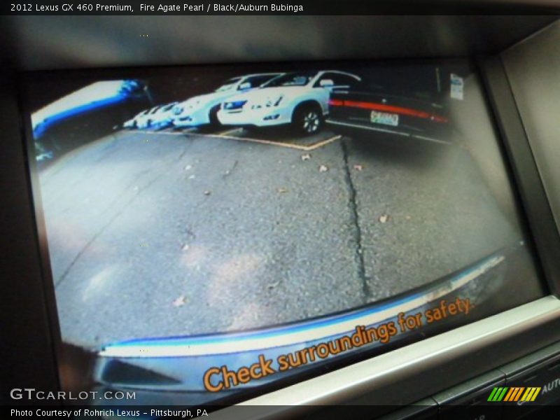 Fire Agate Pearl / Black/Auburn Bubinga 2012 Lexus GX 460 Premium