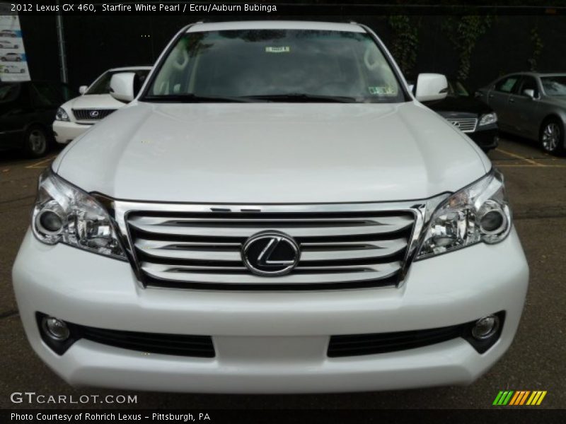 Starfire White Pearl / Ecru/Auburn Bubinga 2012 Lexus GX 460