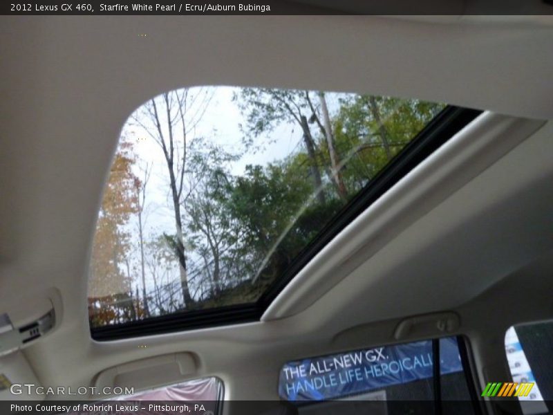 Starfire White Pearl / Ecru/Auburn Bubinga 2012 Lexus GX 460