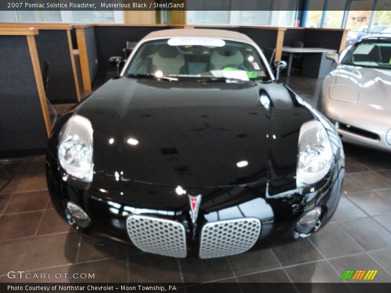 Mysterious Black / Steel/Sand 2007 Pontiac Solstice Roadster