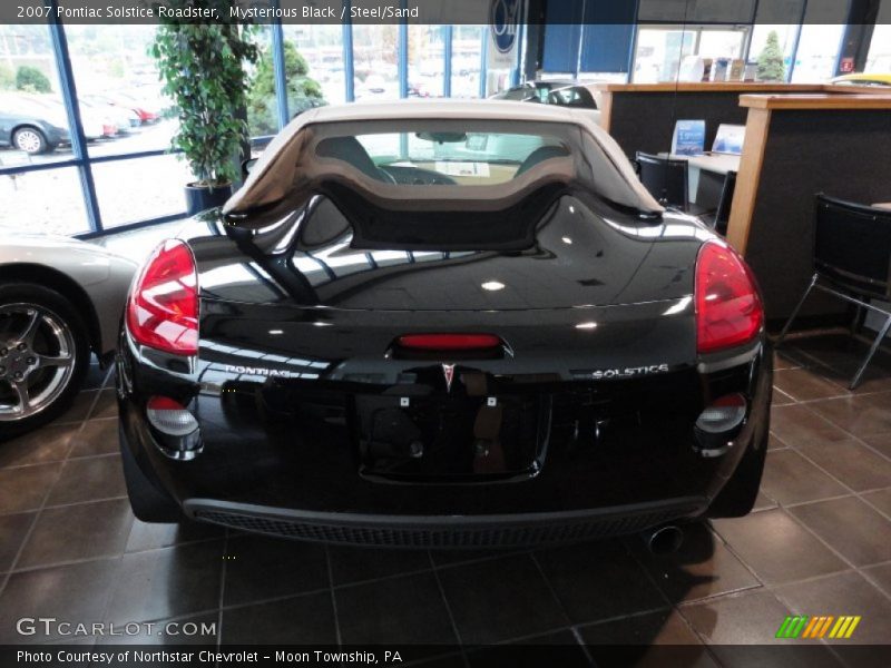 Mysterious Black / Steel/Sand 2007 Pontiac Solstice Roadster