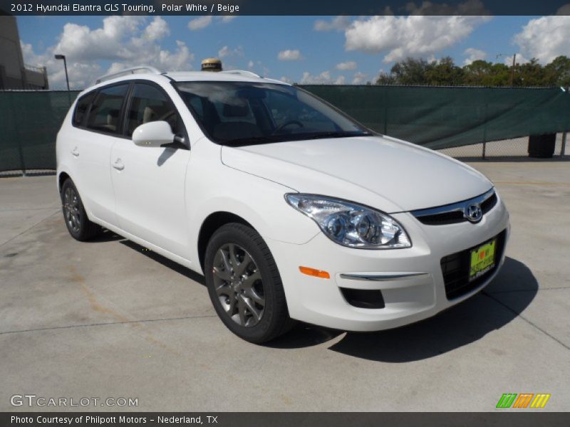 Polar White / Beige 2012 Hyundai Elantra GLS Touring