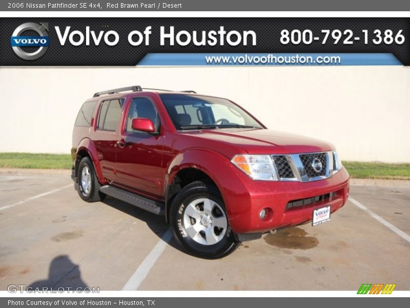 Red Brawn Pearl / Desert 2006 Nissan Pathfinder SE 4x4